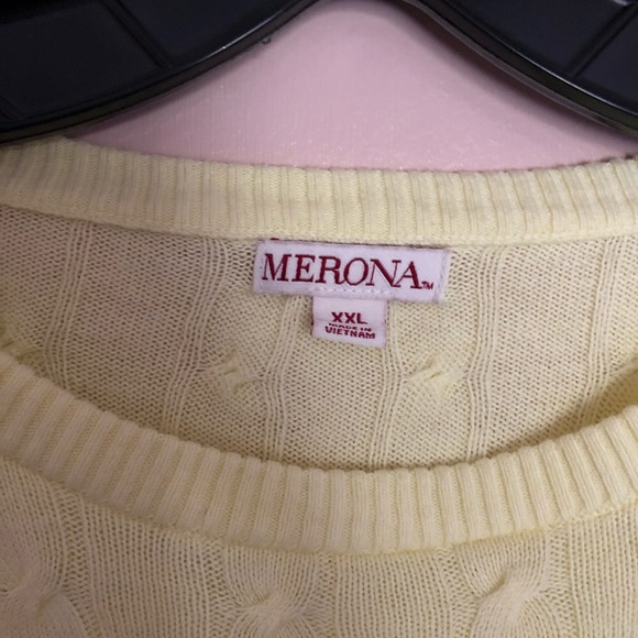 Yellow Crew Neck Sweater - Picture 2 of 3